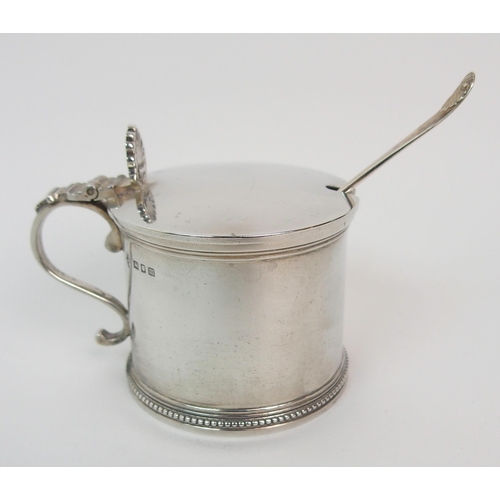 283 - A silver mustard pot