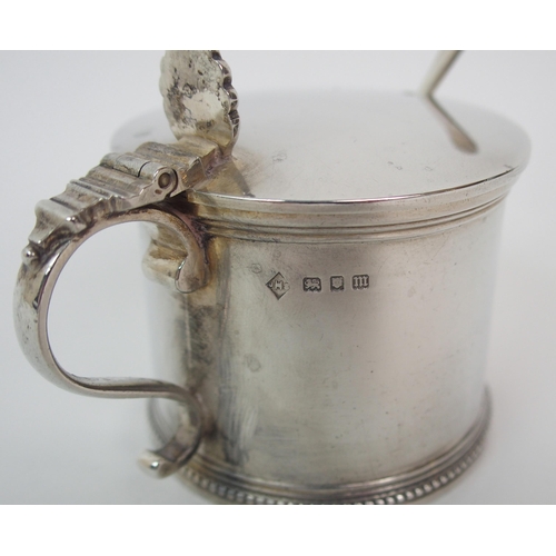 283 - A silver mustard pot