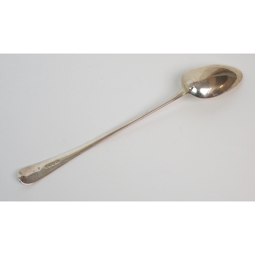 284 - A George III silver basting spoon