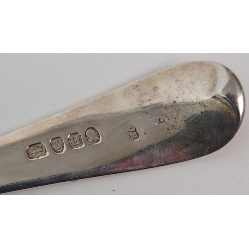 284 - A George III silver basting spoon