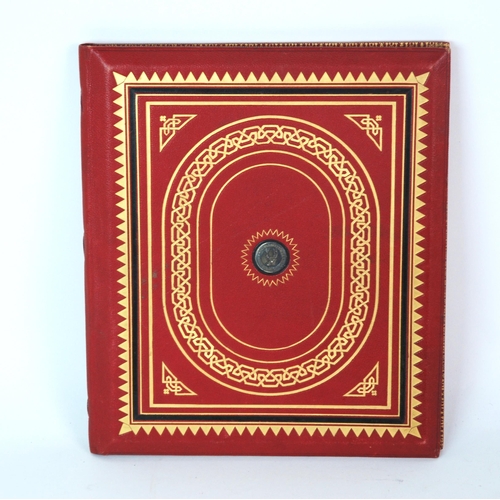 385 - A Victorian illuminated presentation book