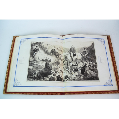 385 - A Victorian illuminated presentation book