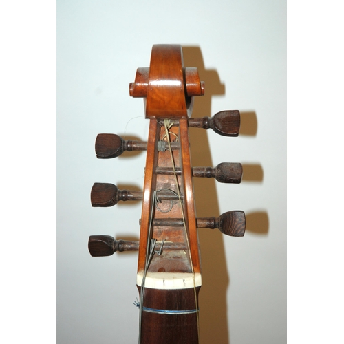 391 - A 20th Century viola with Holden paper label