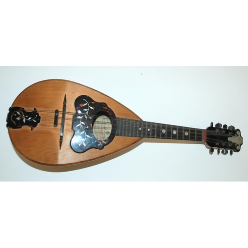 392 - A late 19th Century domed back mandolin