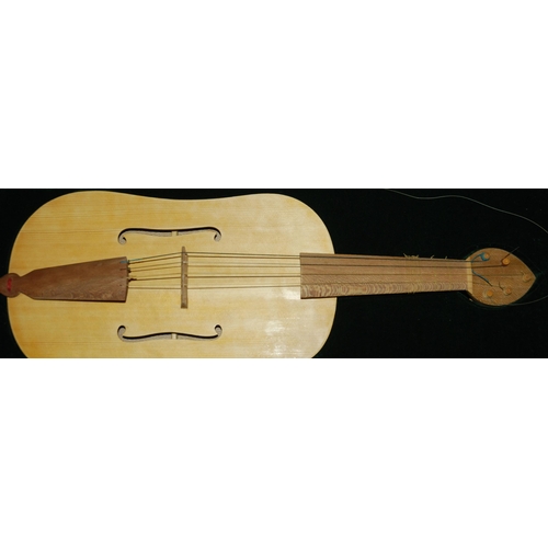 397 - A 20th Century medieval vielle/fiddle