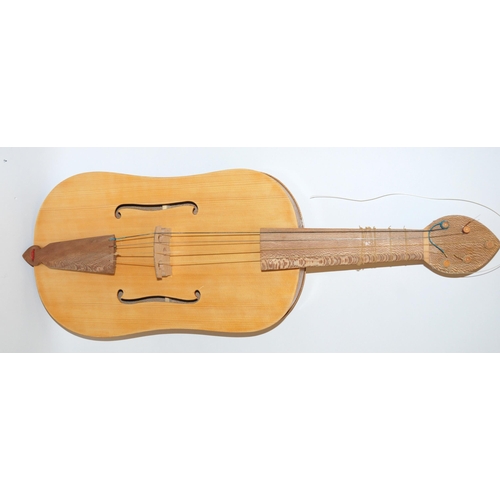 397 - A 20th Century medieval vielle/fiddle