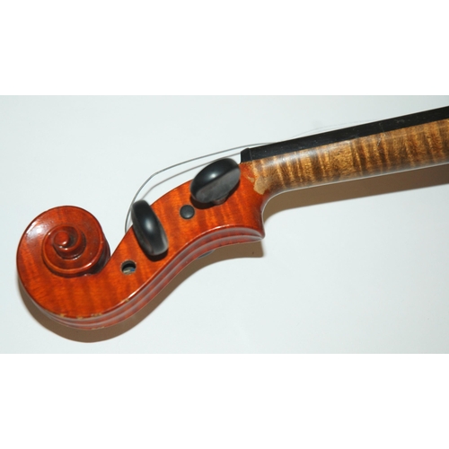 398 - A two-piece violin