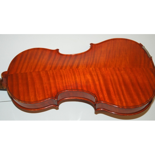 398 - A two-piece violin