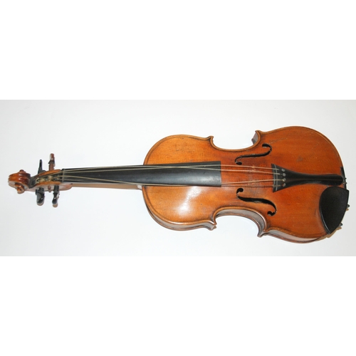 400 - An early two-piece half violin