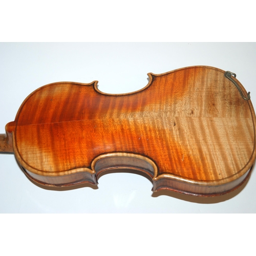 400 - An early two-piece half violin