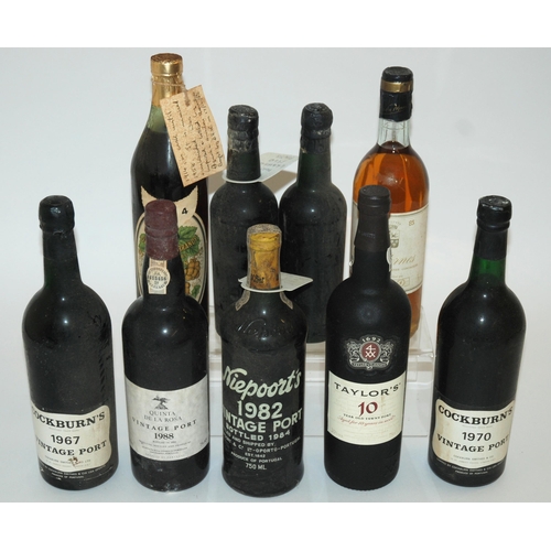 546 - Two bottles of Cockburns vintage port  1967 and 1970