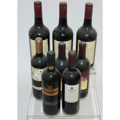 549 - A large collection of approximately one hundred and seven bottles of wine