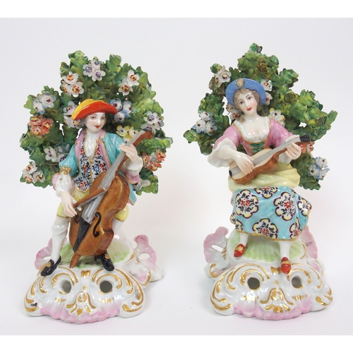 563 - A pair of Dresden figures