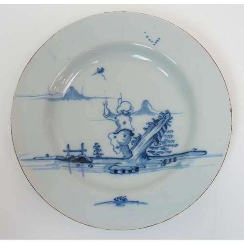 564 - A collection of 17th Century English Delftware