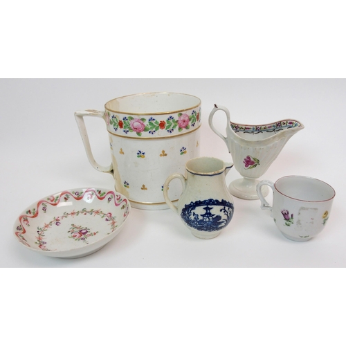 575 - A collection of 18th and 19th Century English porcelain