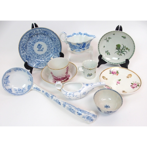 576 - A collection of 18th and 19th Century porcelain