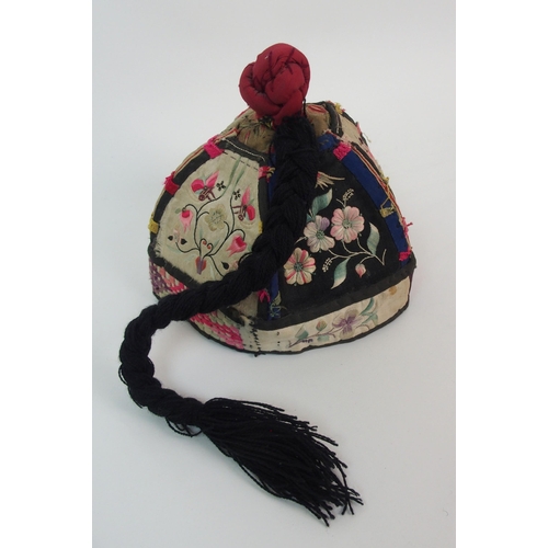 61 - A Chinese silk hat