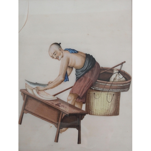 63 - A Chinese rice paper painting