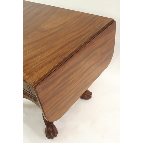 990 - An early Victorian mahogany sofa table