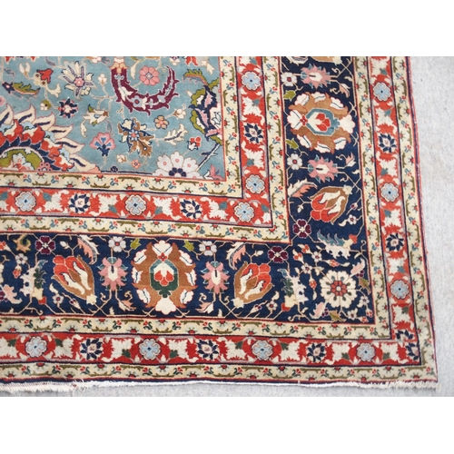 994 - A light blue ground early 20th Century Benlian rug