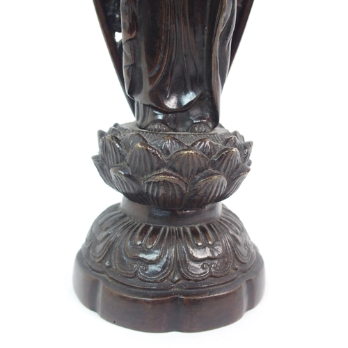 68 - A CHINESE BRONZE BUDDHA