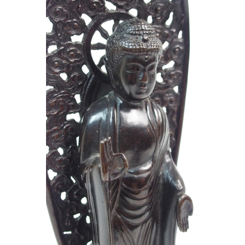 68 - A CHINESE BRONZE BUDDHA