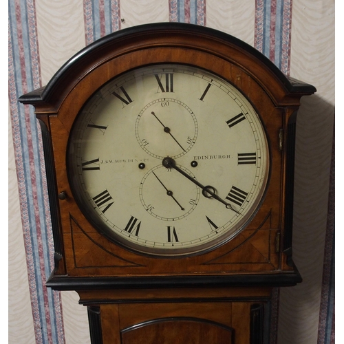 818 - A 19TH CENTURY LONGCASE CLOCK