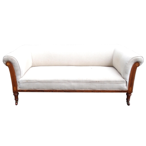 825 - A VICTORIAN SETTEE