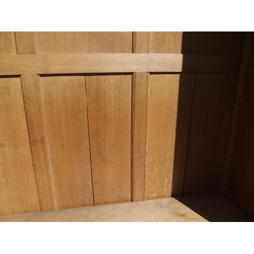 876 - A FRENCH WALNUT ARMOIRE