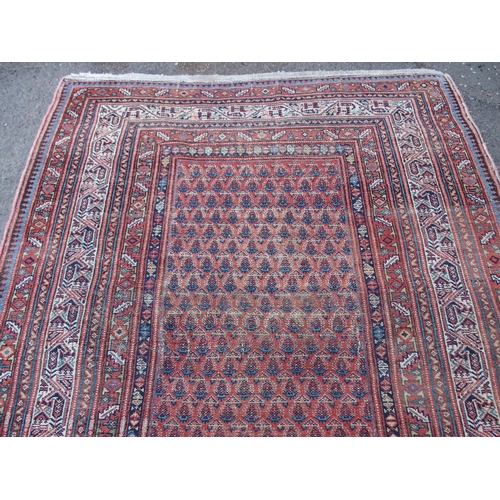 883 - AN ARAAK RED GROUND RUG