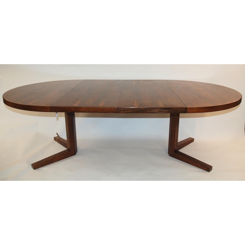 901 - A DANISH ROSEWOOD TABLE BY JOHN MORTENSEN FOR HELBORG MOBLER