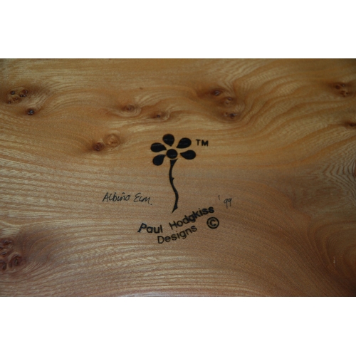 902 - A PAUL HODGKISS ALBINO ELM COFFEE TABLE