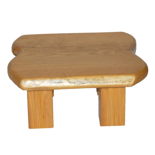 902 - A PAUL HODGKISS ALBINO ELM COFFEE TABLE