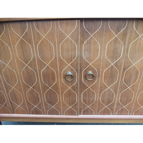 906 - A GORDON RUSSELL TEAK DOUBLE HELIX SIDEBOARD