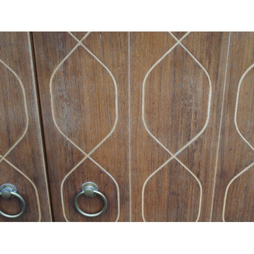 906 - A GORDON RUSSELL TEAK DOUBLE HELIX SIDEBOARD