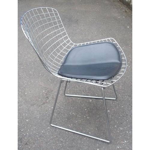 917 - FOUR HARRY BERTOIA WIRE CHAIRS