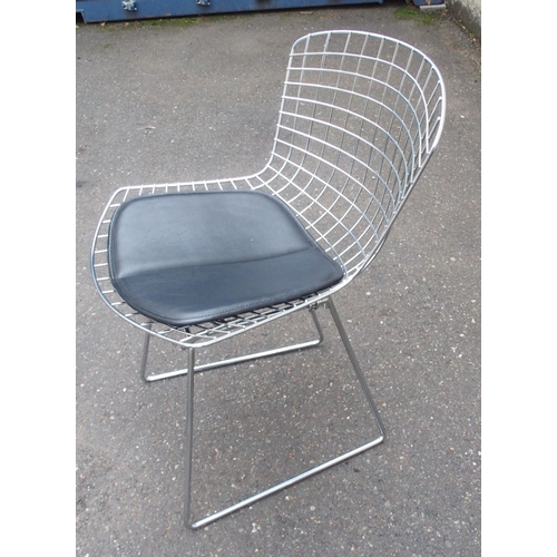 917 - FOUR HARRY BERTOIA WIRE CHAIRS