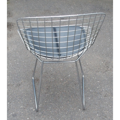 917 - FOUR HARRY BERTOIA WIRE CHAIRS