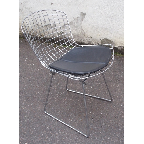 917 - FOUR HARRY BERTOIA WIRE CHAIRS