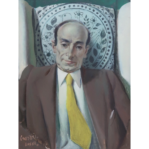 1025 - WILLIAM CROSBIE RSA RGI (1915-1999)HUGH MACKIE Oil on board, signed lower left, 71 x 61cm... 