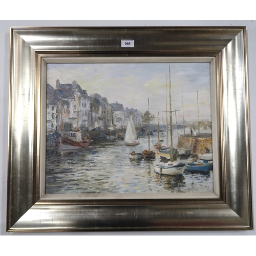 969 - JOHN ROSS (BRITISH)LA CRIOSIC Oil on canvas, signed lower right, dated (19)81, 38 x 49cm... 