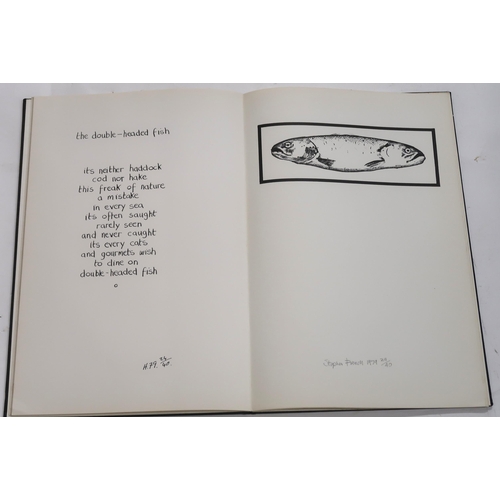 975 - STEPHEN FRENCH (SCOTTISH)AN ILLUSTRATED BOOK Multiples, signed and numberedTogether with unfram... 