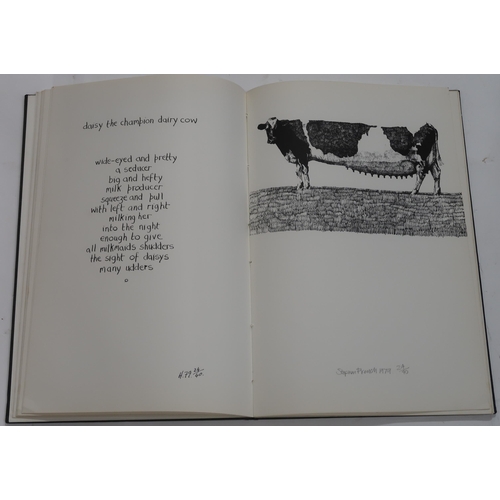 975 - STEPHEN FRENCH (SCOTTISH)AN ILLUSTRATED BOOK Multiples, signed and numberedTogether with unfram... 