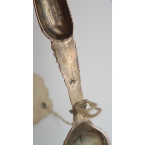 401 - A collection of silver including a pair of Scottish provincial silver sugar tongs, by Milne & Ca... 