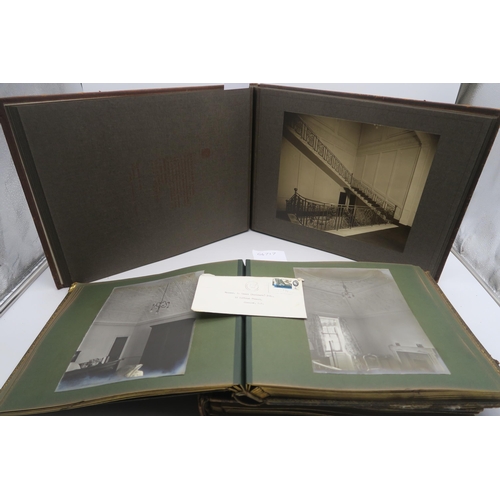 518 - Three photographic albums recording the work carried out at Monzie Castle, Ardkinglas House and the ... 