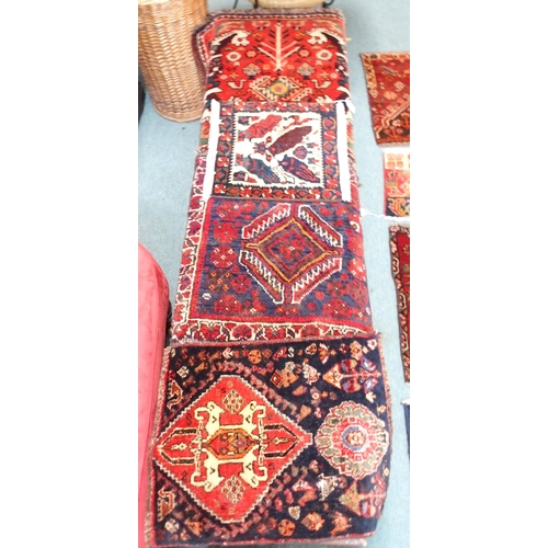 103 - A lot of four middle eastern rug samples