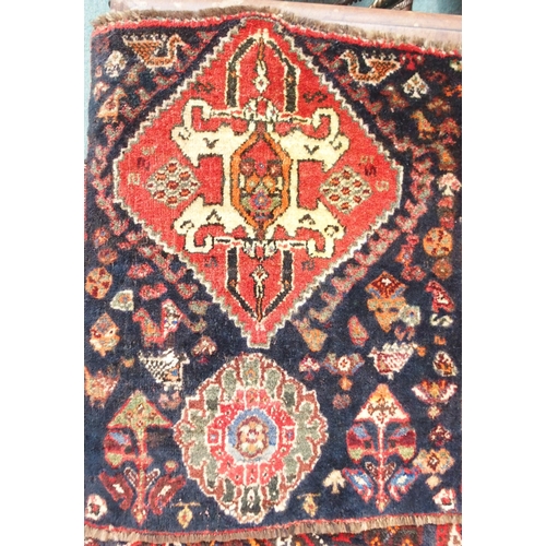 103 - A lot of four middle eastern rug samples