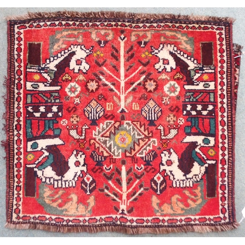 103 - A lot of four middle eastern rug samples