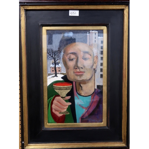 1051 - WILLIAM CROSBIE RSA RGI (1915-1999)CHALICE OBLIGATOIRE Oil on board, signed lower right, 39 x 2... 