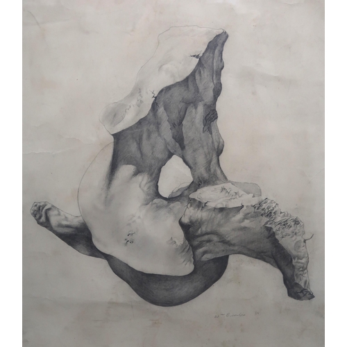 1064 - WILLIAM CROSBIE RSA RGI (1915-1999)HIP AND ME, 1939Graphite on paper, signed lower right, 53 x 48cm... 